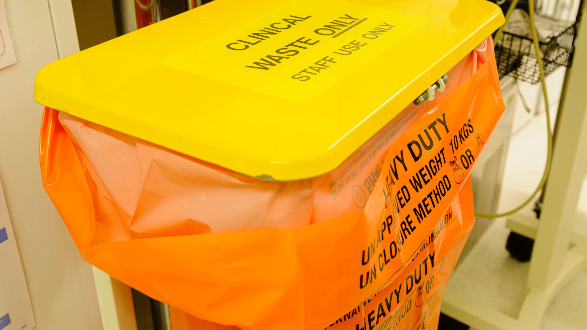 Clinical waste disposal containers and medical waste management services